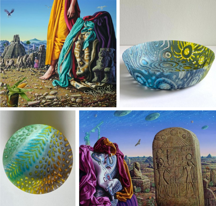 Ausstellung „Traumbilder & Farbiges Glas“